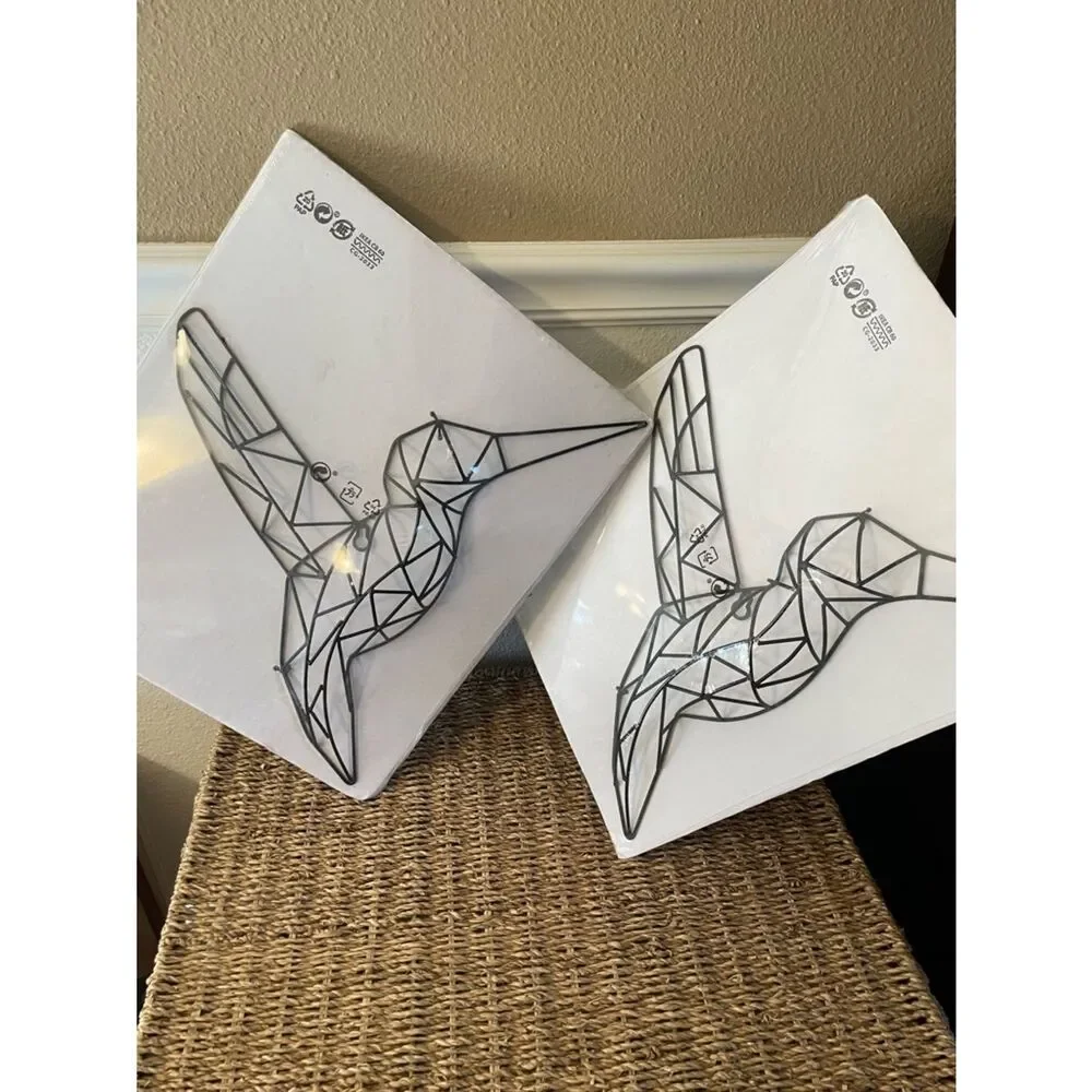 IKEA Humming Bird Metal Wall Art x 2